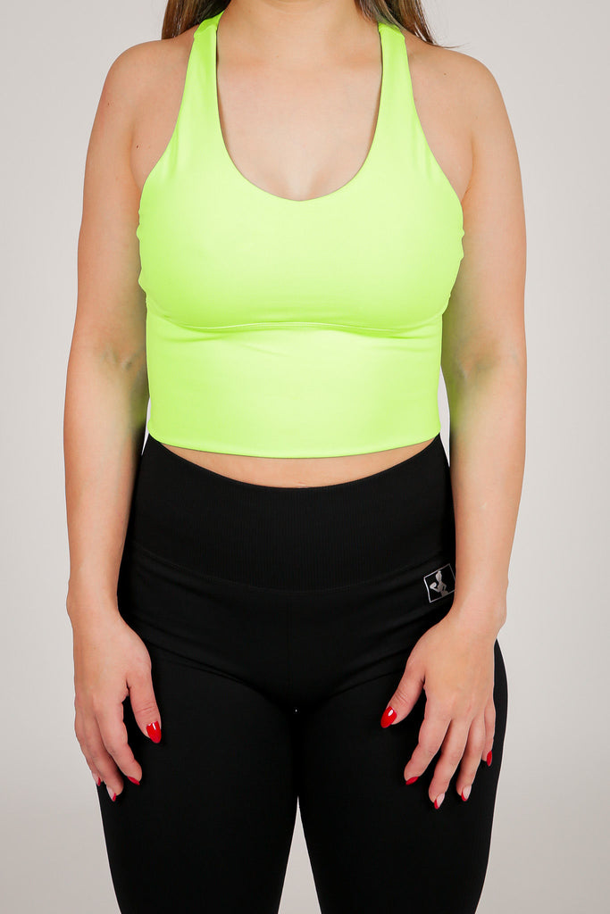OG Sports Bra in Neon Yellow – Sara Patricia Collection