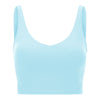 Scoop Neck Sport Bra in Sky