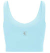 Scoop Neck Sport Bra in Sky