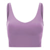 Scoop Neck Sport Bra in Lavender Purple