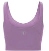 Scoop Neck Sport Bra in Lavender Purple