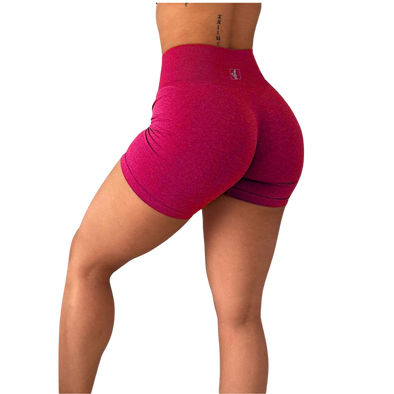 Tailor seamless shorts in Hot Pink