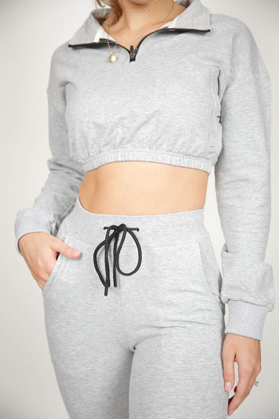 Jogger Set in Light Gray