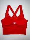 Cut Out OG Sport Bra in Candy Red