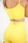 Hyper Ribbed Set in Yellow