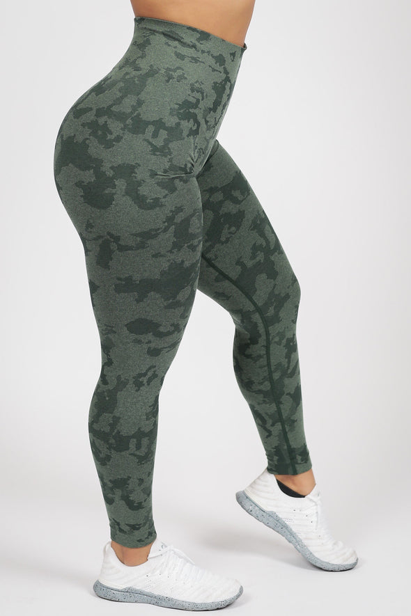 Camo Booty Scrunch 2.0 in Green