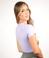 Motion Crop Top in Lilac