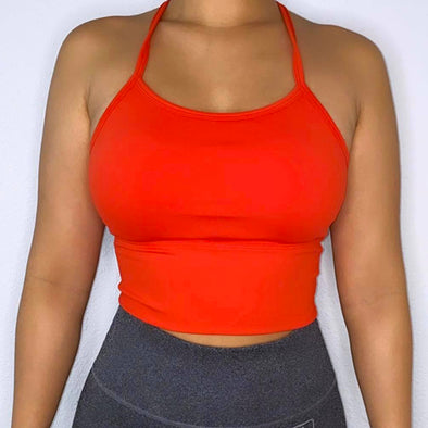 Allure Sport Bra in Red